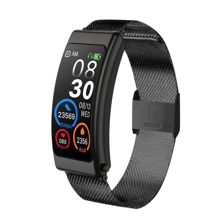 K13 Bluetooth 5.2 Smartwatch with 1.14-Inch Color Screen and Detachable Steel Band