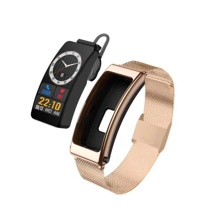 K13 Bluetooth 5.2 Smartwatch with 1.14-Inch Color Screen and Detachable Steel Band