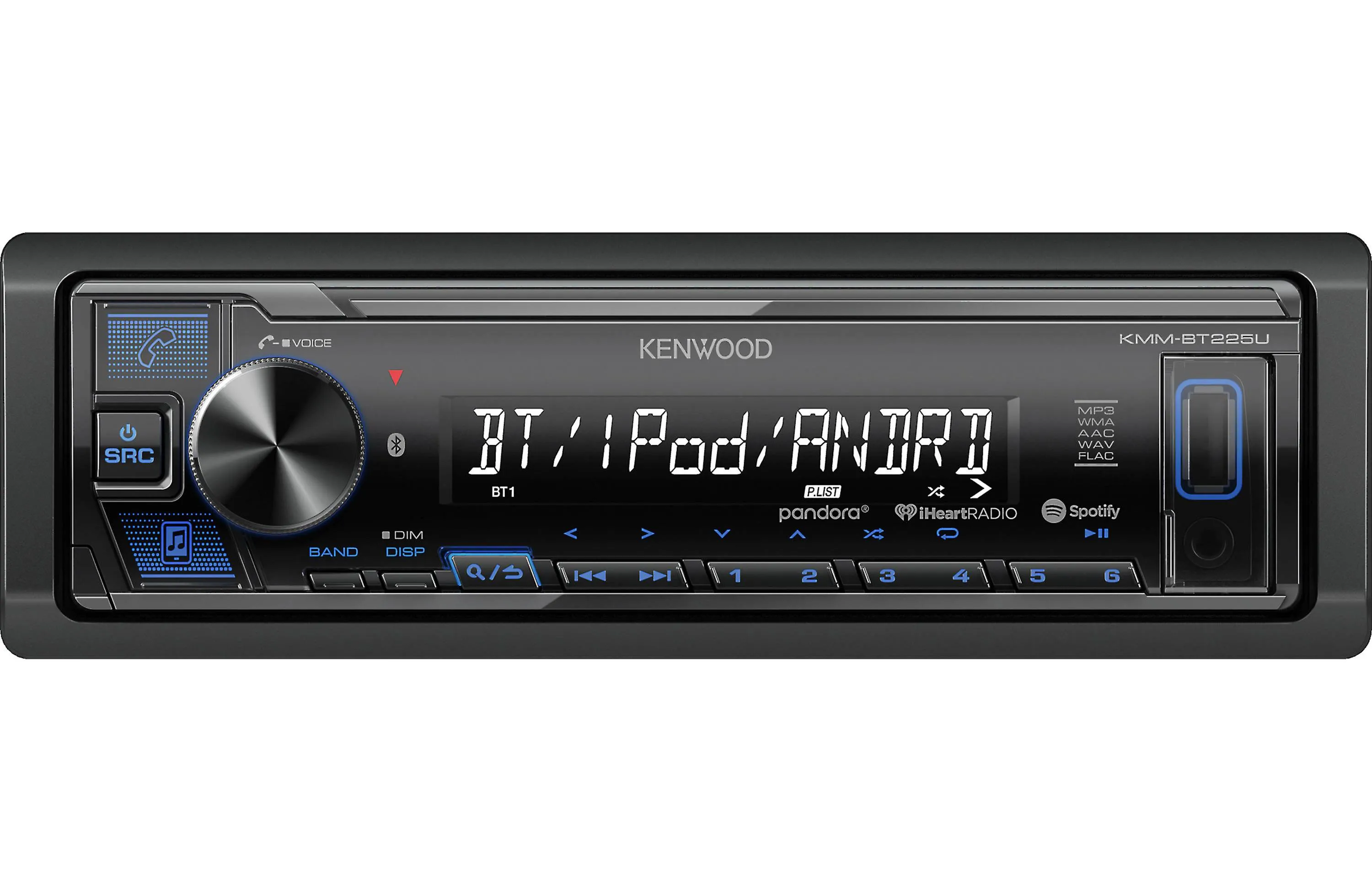 Kenwood KMM-BT225U Digital Media Receiver with Bluetooth