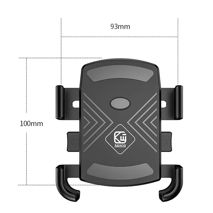 Kewig M16-A Electric Car Bike Motorcycle Mobile Phone Navigation Bracket(Handlebar Version)