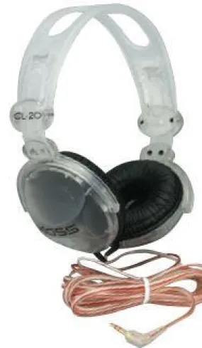 KOSS CL-20 CLEAR STEREO HEADPHONES