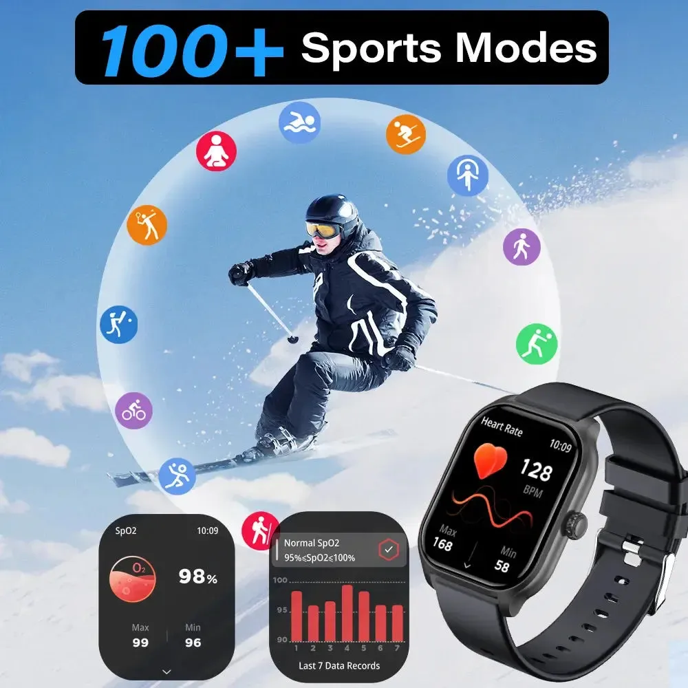 LAXASFIT Smart Bracelet Watch Men's Weather Forecast Activity Tracker Watch Sports Ladies Smart Watch Women for Xiaomi Watch