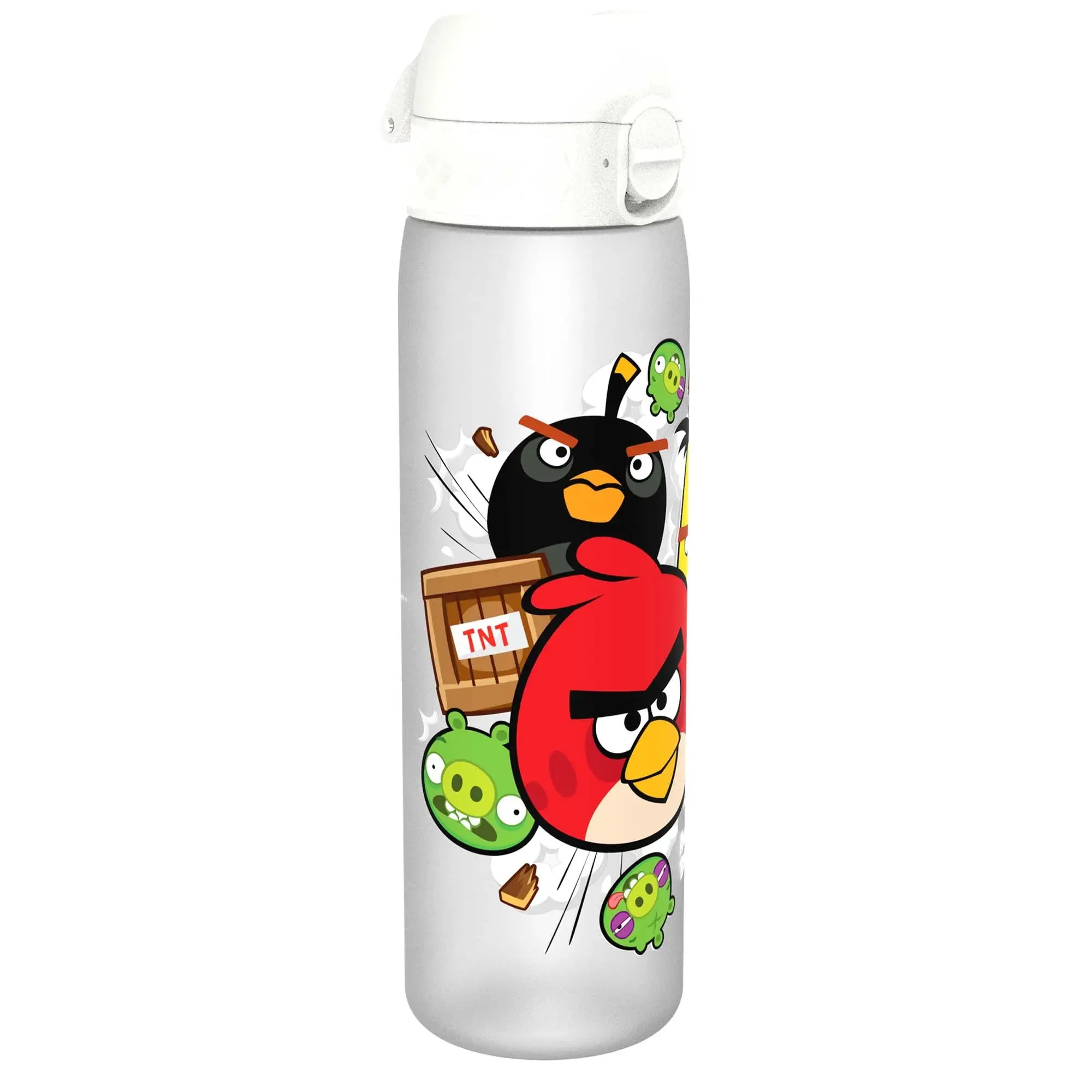 Leak Proof Slim Water Bottle, Recyclon, Angry Birds TNT, 500ml (18oz)