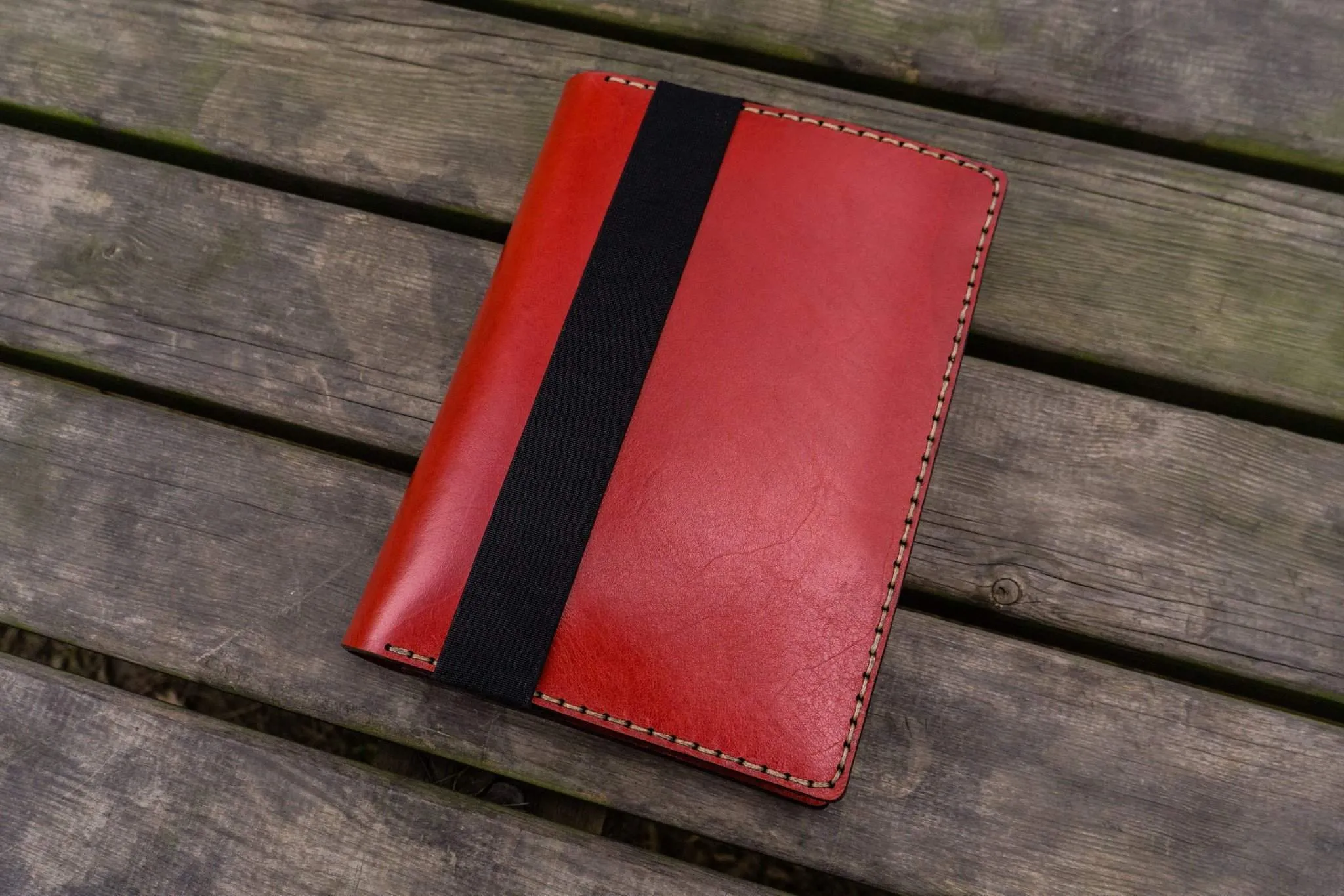 Leather Leuchtturm1917 A5 Notebook Cover - Red