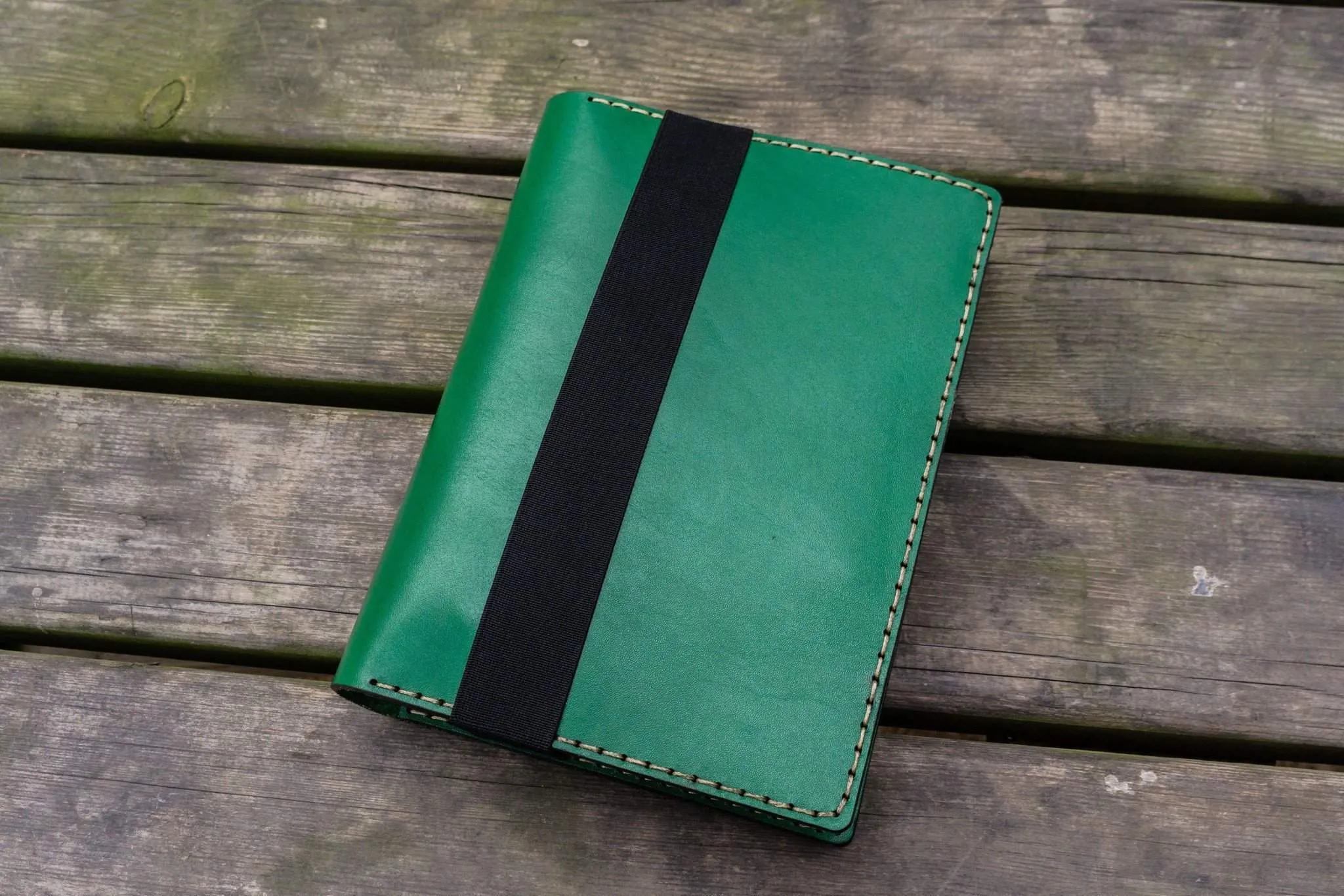 Leather Rhodia A5 Notebook & iPad Mini Cover - Green