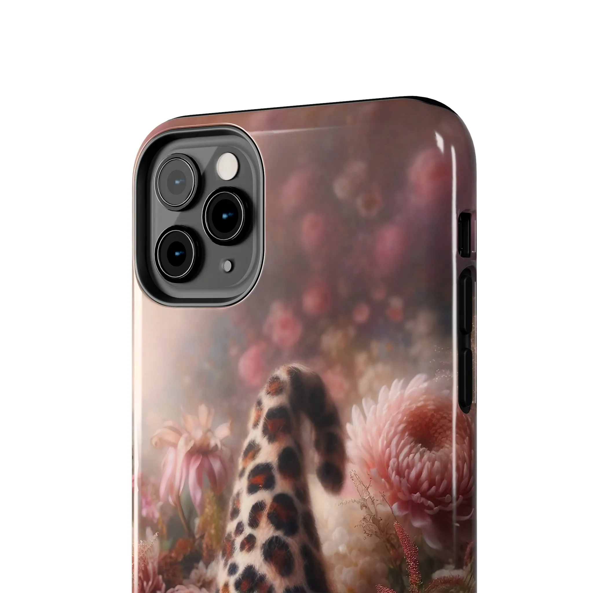 Leopard Print Fantasy Gnome Design Phone Case- Lightweight, Impact Resistant Cover for iPhone 6, 6s, 12, 13, 14, 15