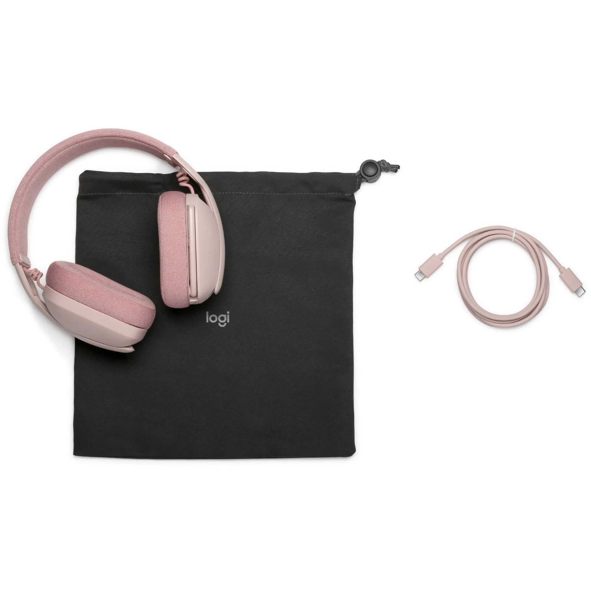 Logitech Zone Vibe 100 Bluetooth Headset (Rose)