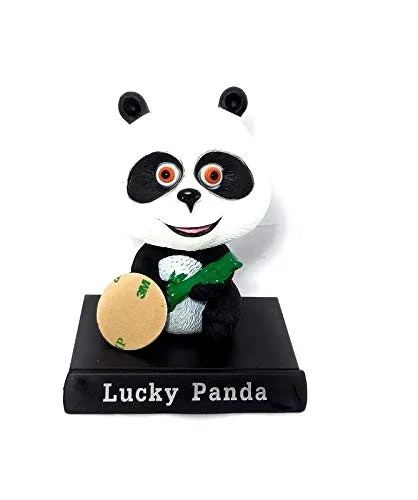 Lucky Panda |Bobblehead With Mobile Holder | 13.5 Cms |