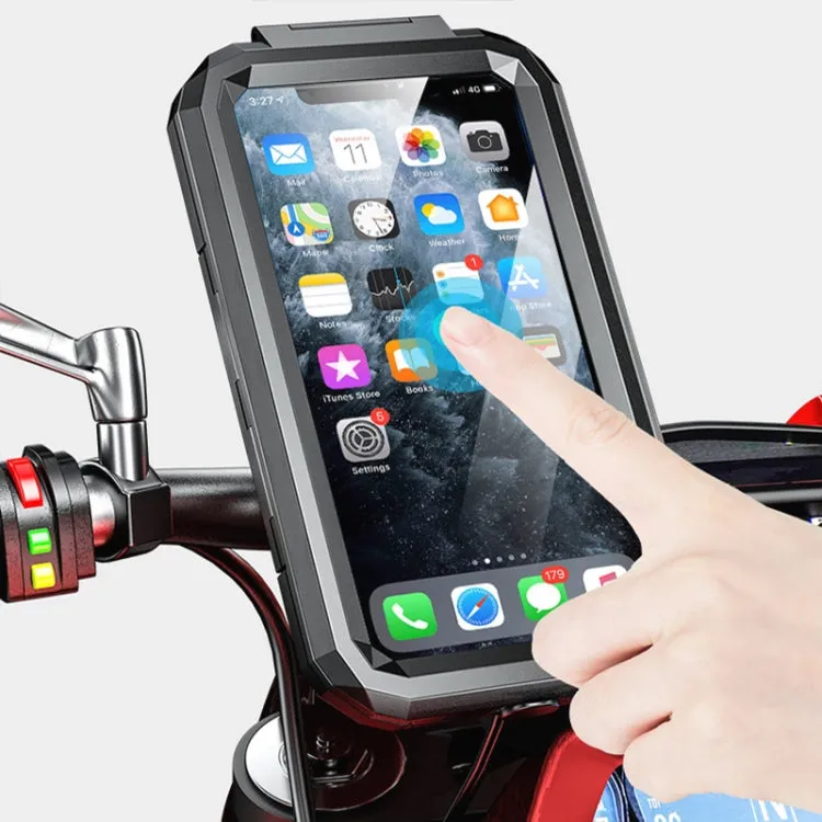 M18S-QD Motorcycle / Bicycle Waterproof Quick Release Mobile Phone Holder