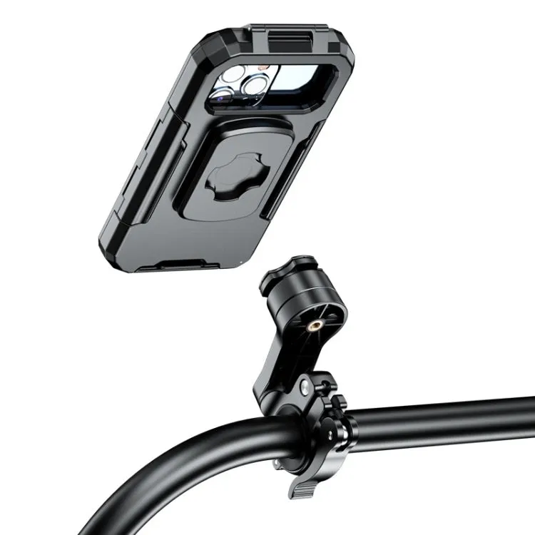 M18S-QD Motorcycle / Bicycle Waterproof Quick Release Mobile Phone Holder