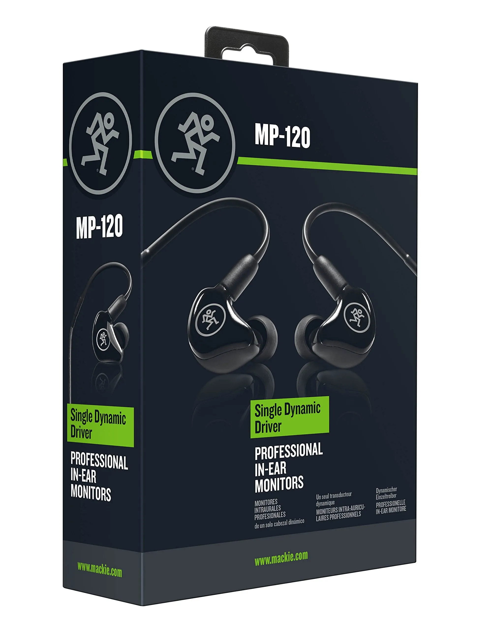 Mackie In- Ear Headphones & Monitors, Single Driver (MP-120)