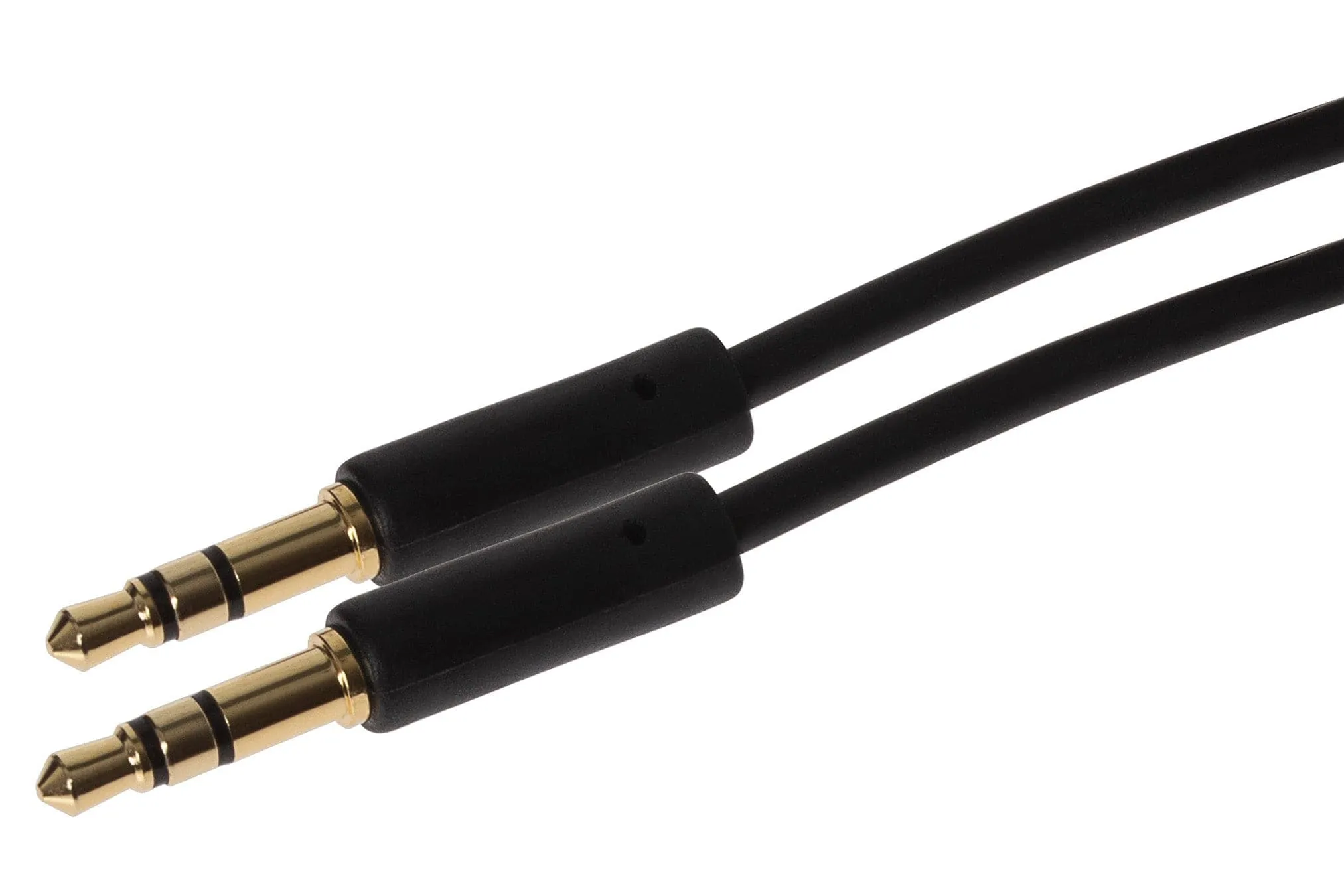 Maplin 3.5mm Aux Stereo 3-Pole Jack Plug to 3.5mm 3-Pole Jack Plug Cable - Black, 3m