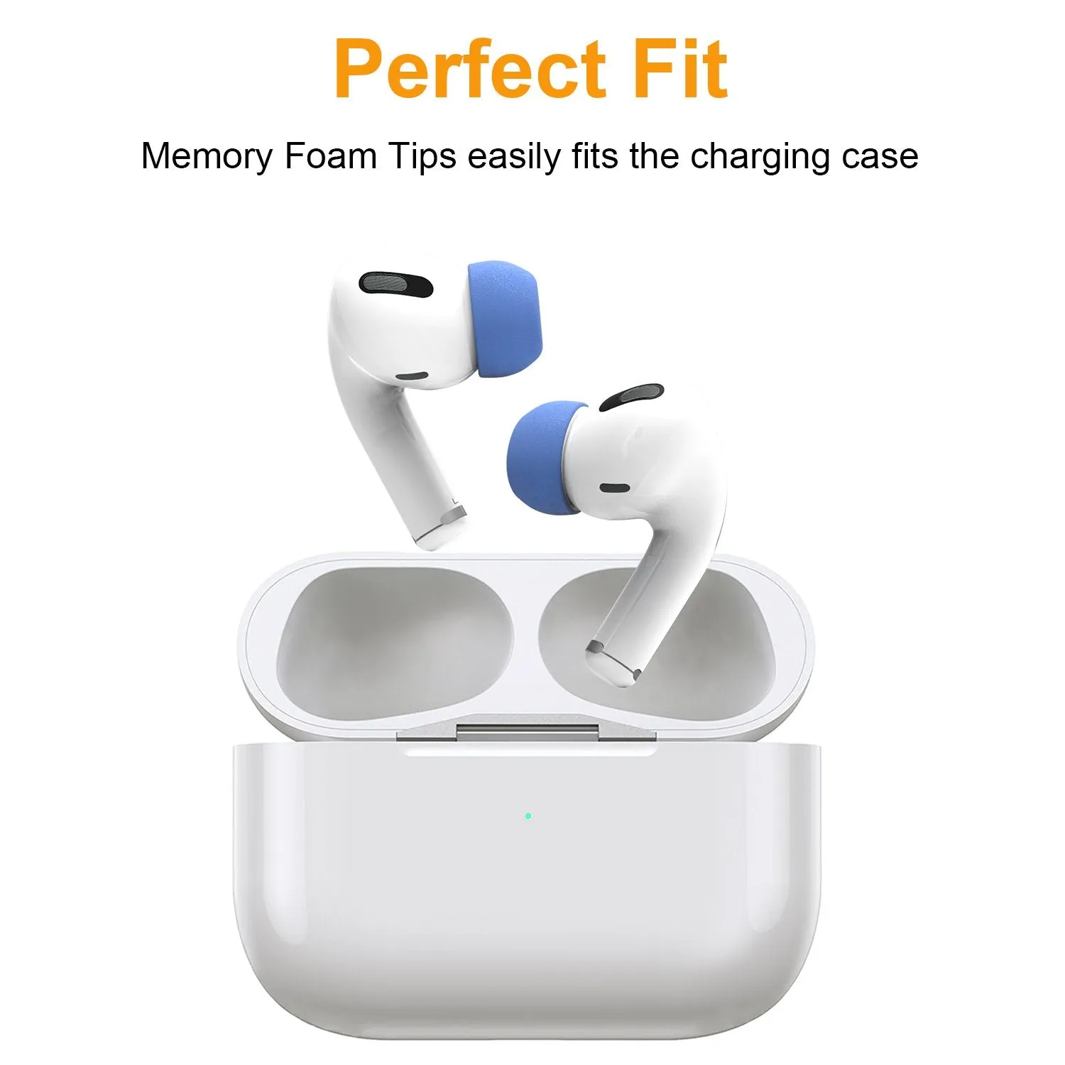 Memory Foam Replacement Earbud Tips, Compatible with AirPods Pro