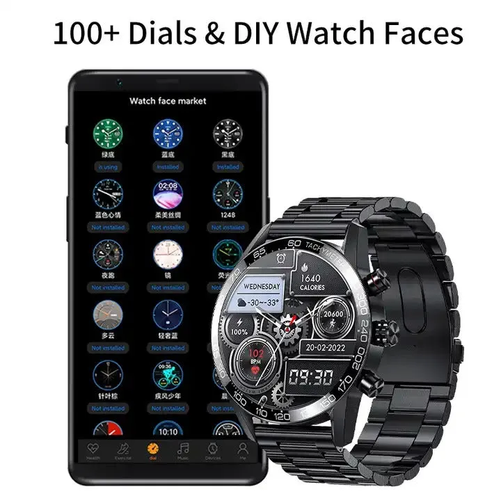 Men's AMOLED HD Screen Watch Smart Bluetooth Calling Sports Smartwatch | BW0408