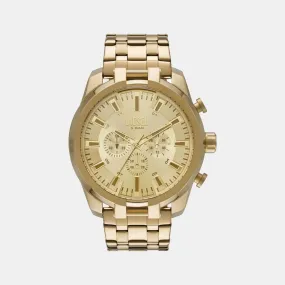 Men's Gold Stainless Steel Chronograph Watch DZ4590