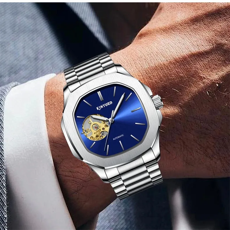 Men's Watches Automatic Mechanical Top Brand Luxury Waterproof Stainless Steel Watch | J112