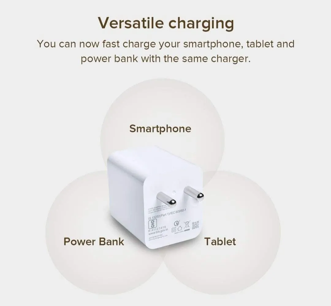 MI 27W Superfast Charger (Sonic Charge Adapter)