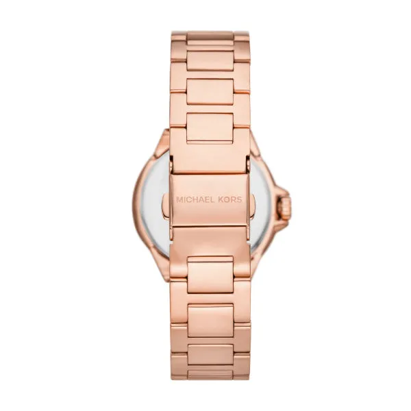 Michael Kors Camille Three-Hand Rose Gold Watch