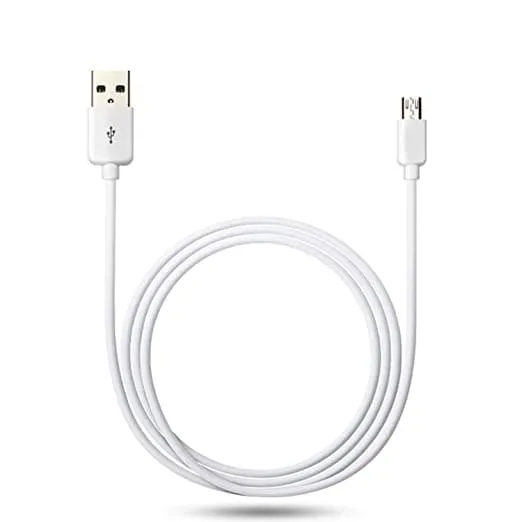 Micro USB Charging Cable - White