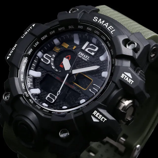 Military Watch 50m Waterproof LED