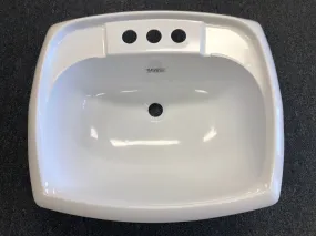 Mobile Home Rectangular Bathroom Sink PVC