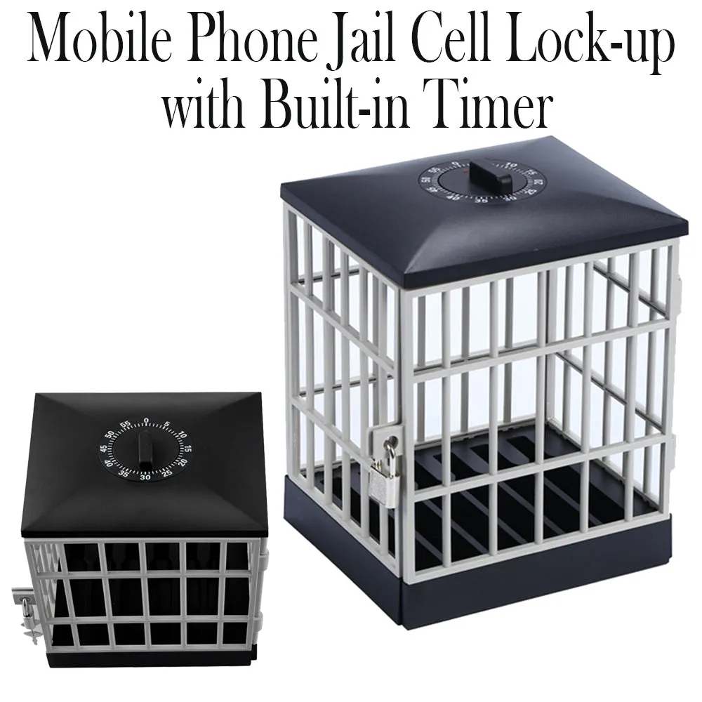 Mobile Phone Jail Cell Lock-up with Built-in Timer