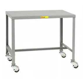 Mobile Steel Top Machine Table (30" Tall)