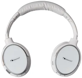 Nakamichi Wireless Bluetooth Headphones Over Ear Headband - White