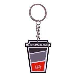 NEED CAFFEINE KEYCHAIN