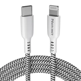 Nekmit USB-C to Lightning MFI Certified PD Fast Charging Cable 6.6FT