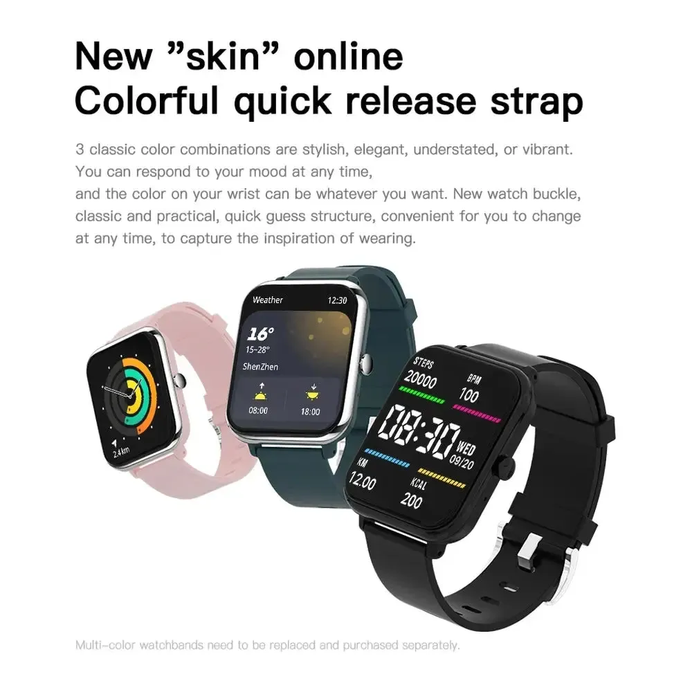 New i30E Smartwatch Men 1.9” Screen 100 Sport Modes Bluetooth Call IP67 Waterproof Sleep Monitor Smartwatch Women Clock