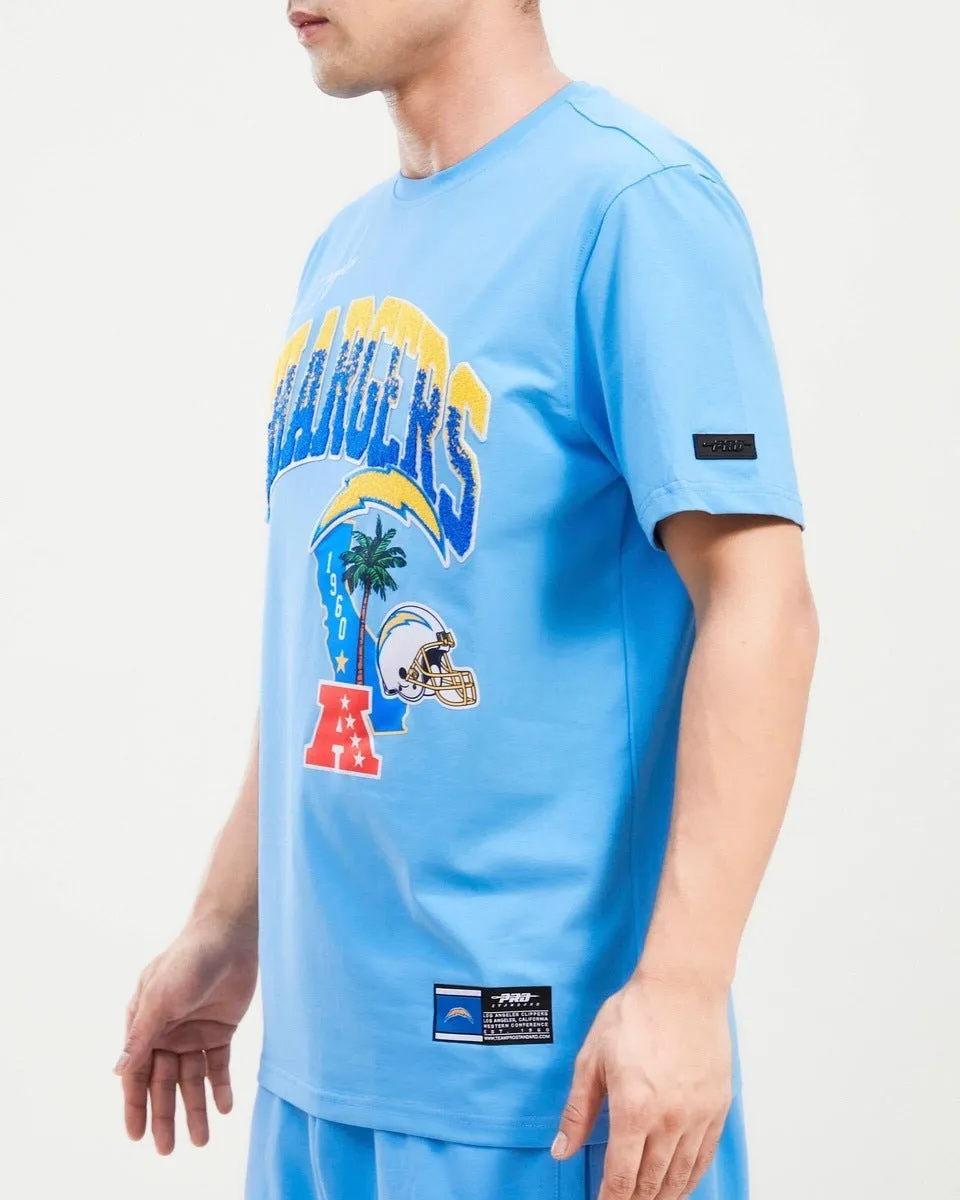 NFL LOS ANGELES CHARGERS HOMETOWN MEN'S TEE (UNIVERSITY BLUE)