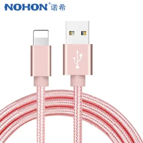 NOHON For Apple USB Charging Data Cable For iPhone X 7 6 8 6S 5S Plus XS MAX XR For iPad Mini IOS 12 8 Pin Fast Charge Cables 1M