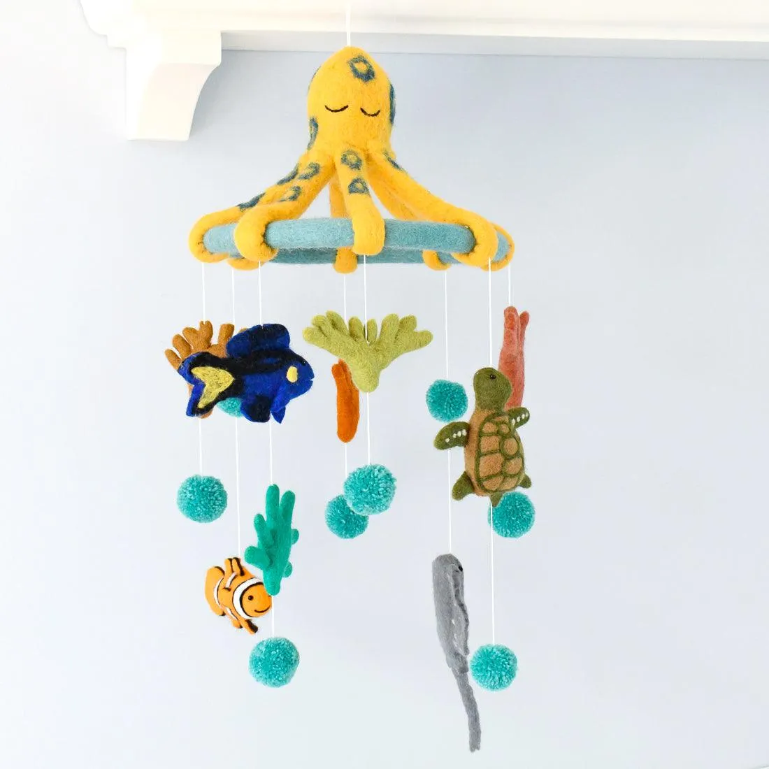 Nursery Cot Mobile - Coral Reef Sea Creatures - Great Barrier Reef