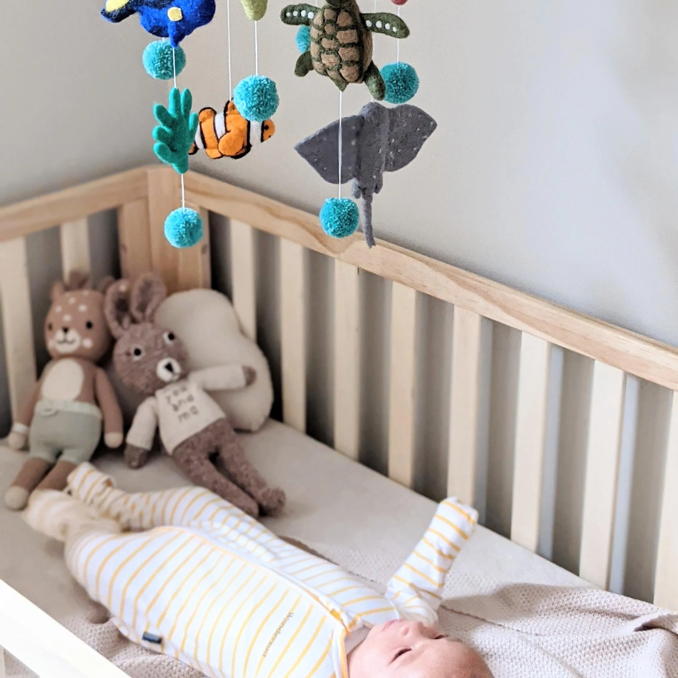 Nursery Cot Mobile - Coral Reef Sea Creatures - Great Barrier Reef