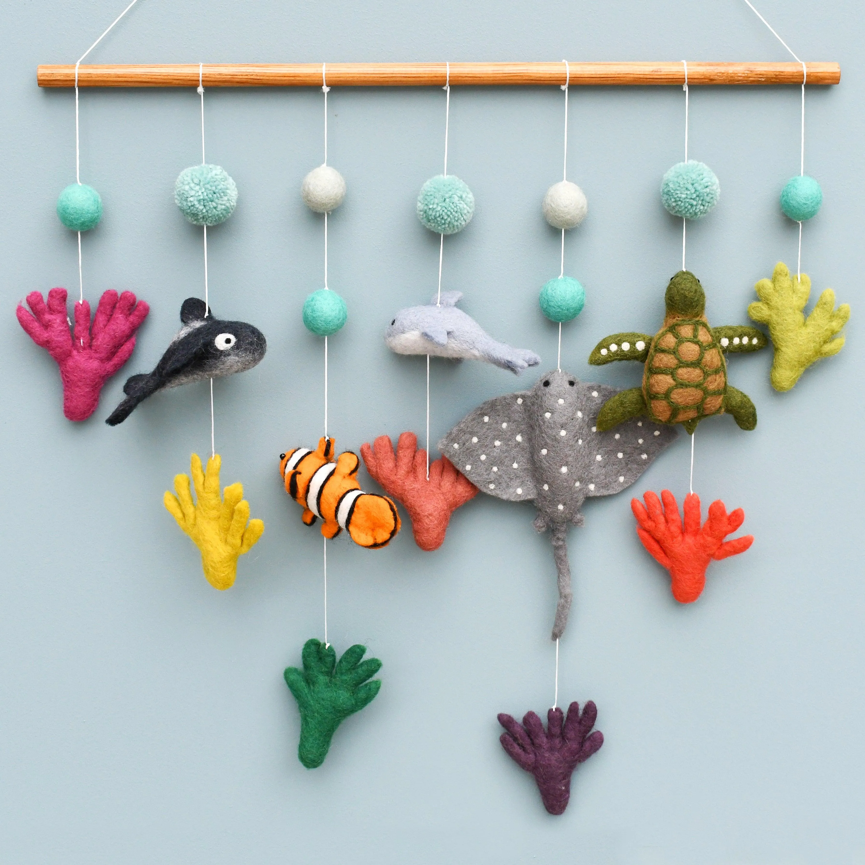 Nursery Cot Mobile Hanging - Coral Reef