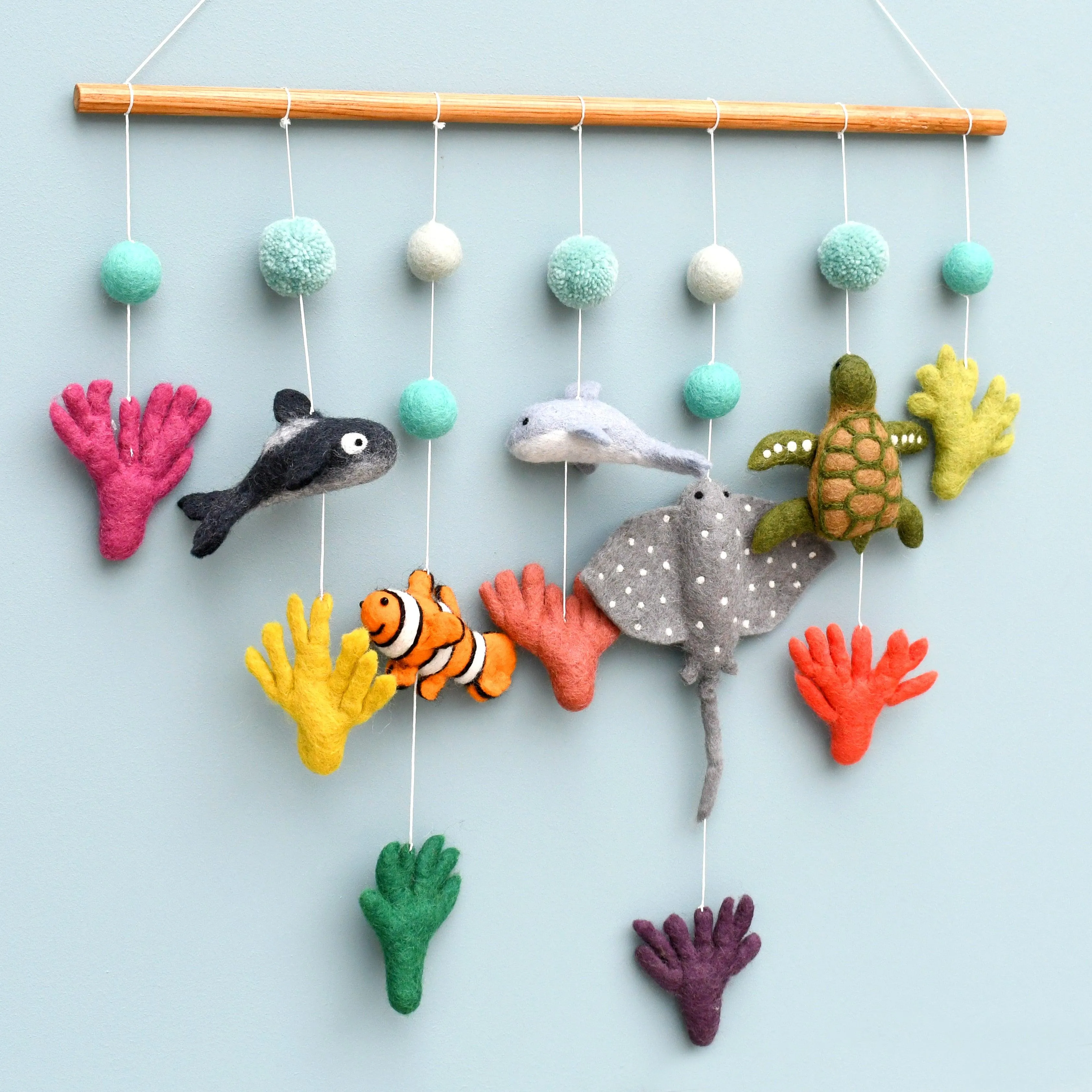 Nursery Cot Mobile Hanging - Coral Reef