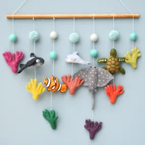 Nursery Cot Mobile Hanging - Coral Reef