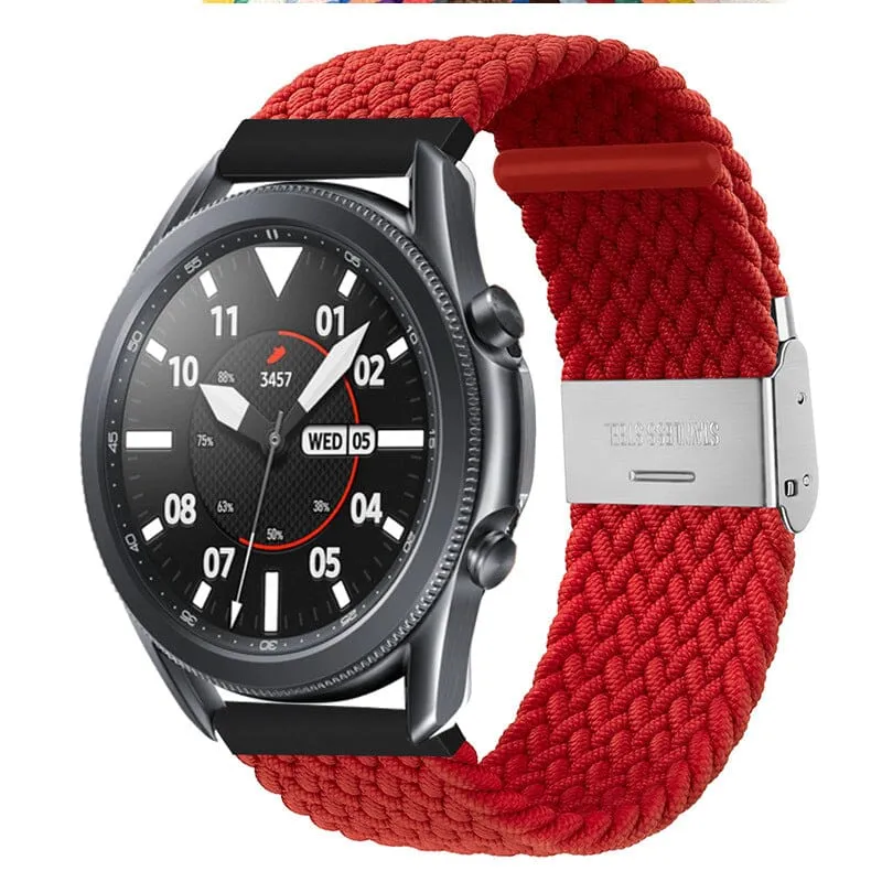 Nylon Braided Loop Watch Straps Compatible with the Garmin Vivomove HR & HR Sports