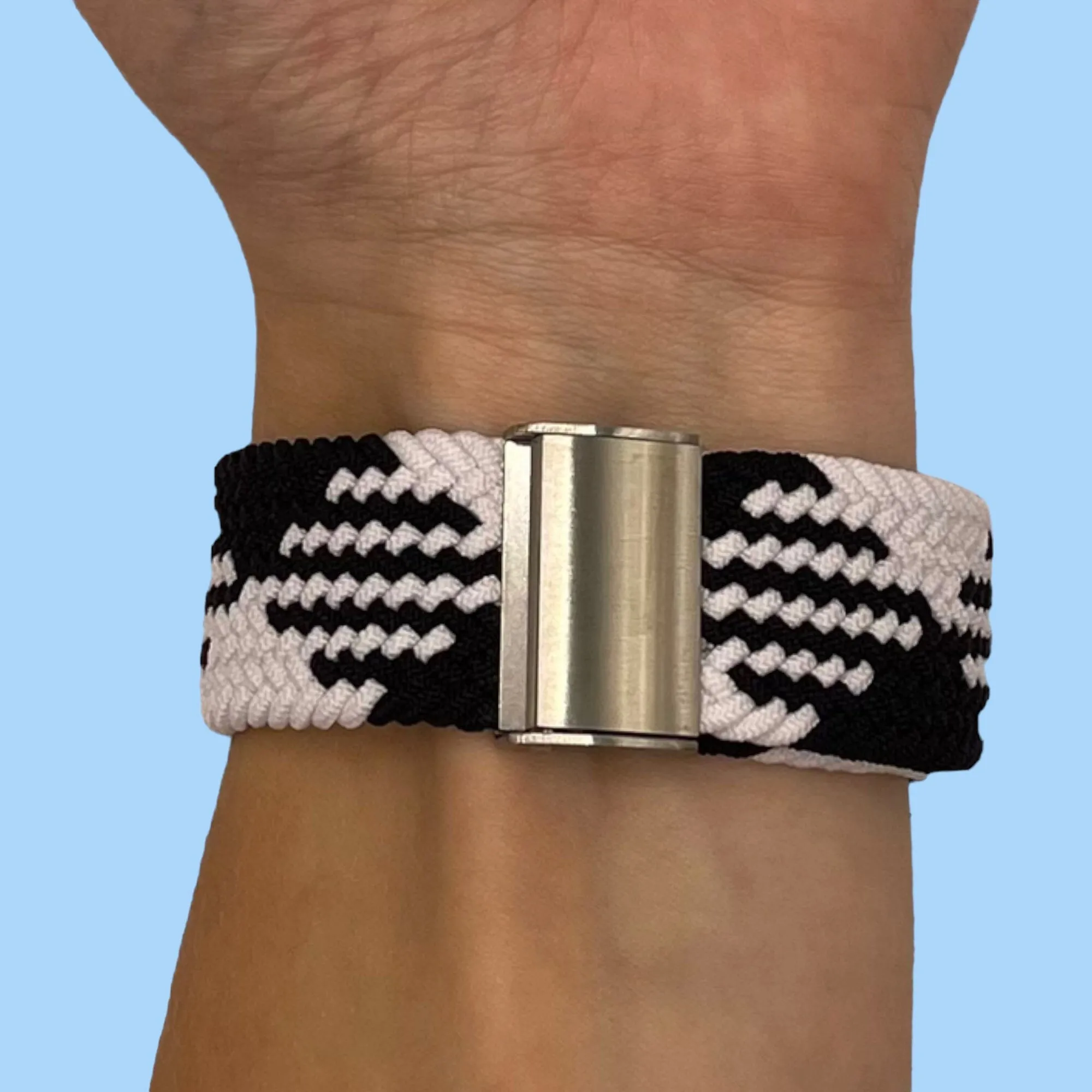 Nylon Braided Loop Watch Straps Compatible with the Garmin Vivomove HR & HR Sports