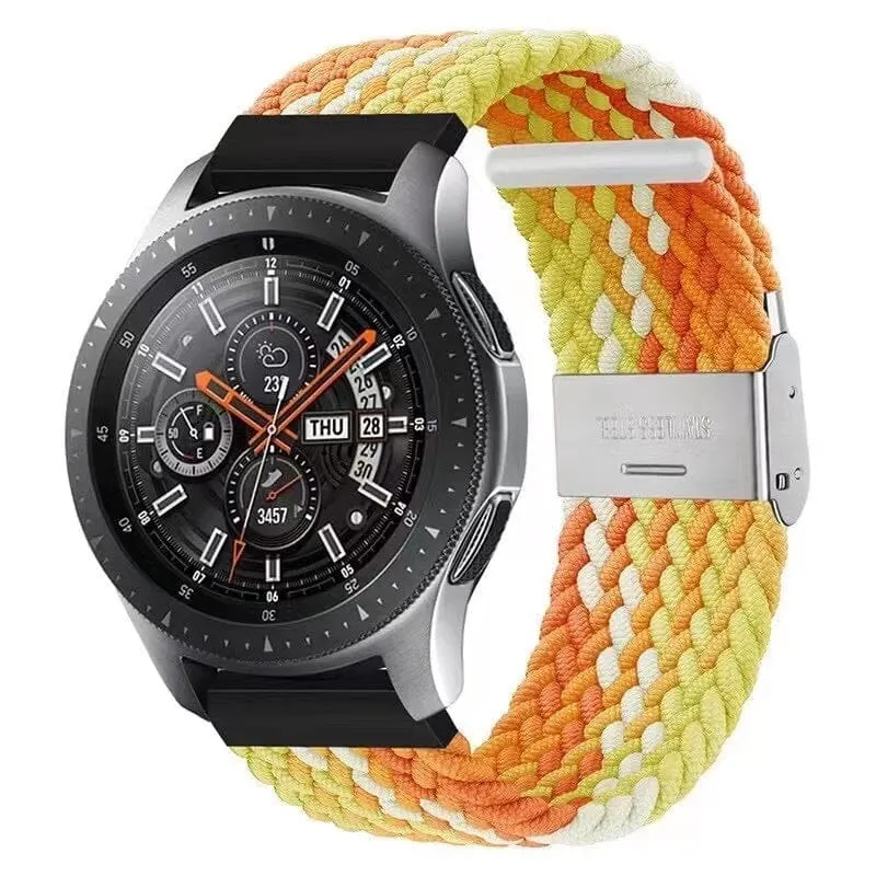 Nylon Braided Loop Watch Straps Compatible with the Garmin Vivomove HR & HR Sports