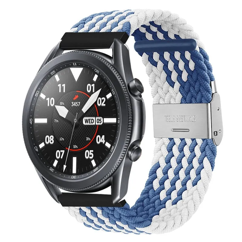 Nylon Braided Loop Watch Straps Compatible with the Garmin Vivomove HR & HR Sports