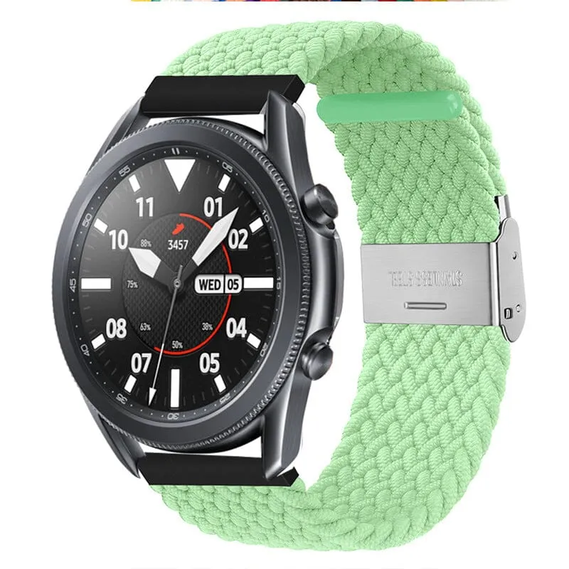 Nylon Braided Loop Watch Straps Compatible with the Garmin Vivomove HR & HR Sports