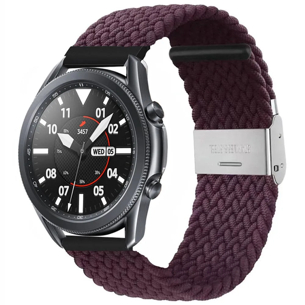 Nylon Braided Loop Watch Straps Compatible with the Garmin Vivomove HR & HR Sports