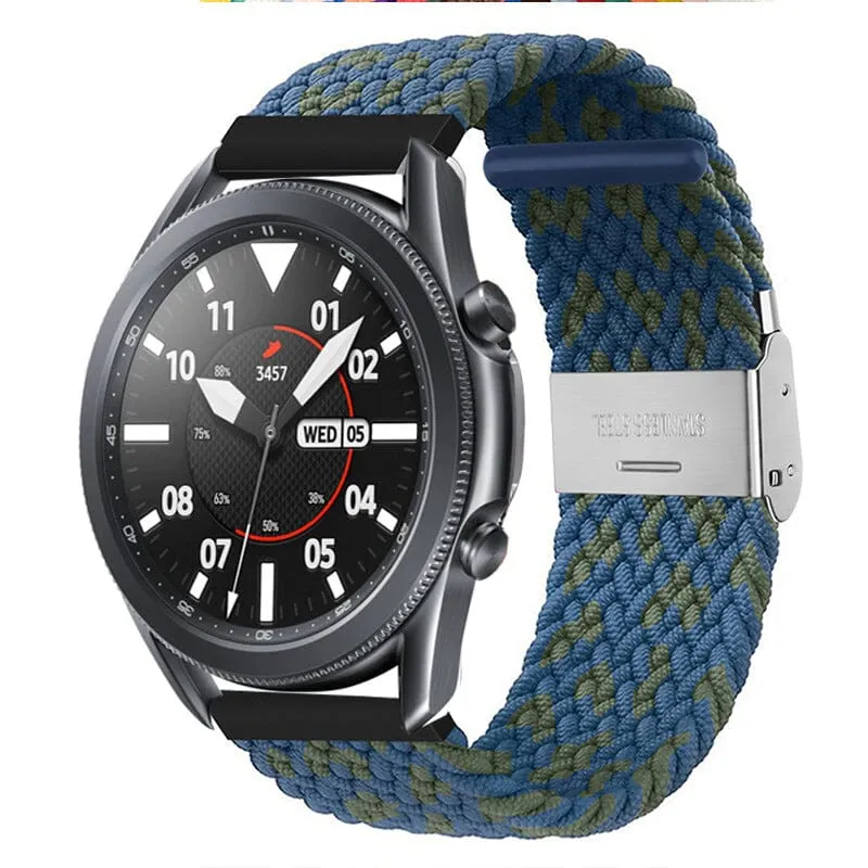 Nylon Braided Loop Watch Straps Compatible with the Garmin Vivomove HR & HR Sports