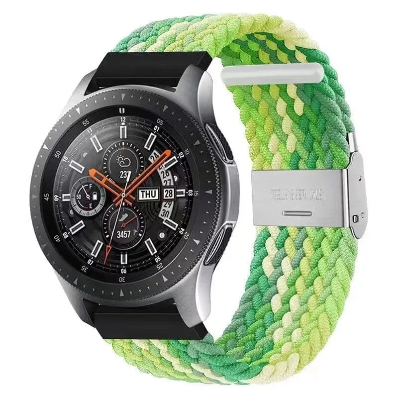 Nylon Braided Loop Watch Straps Compatible with the Garmin Vivomove HR & HR Sports