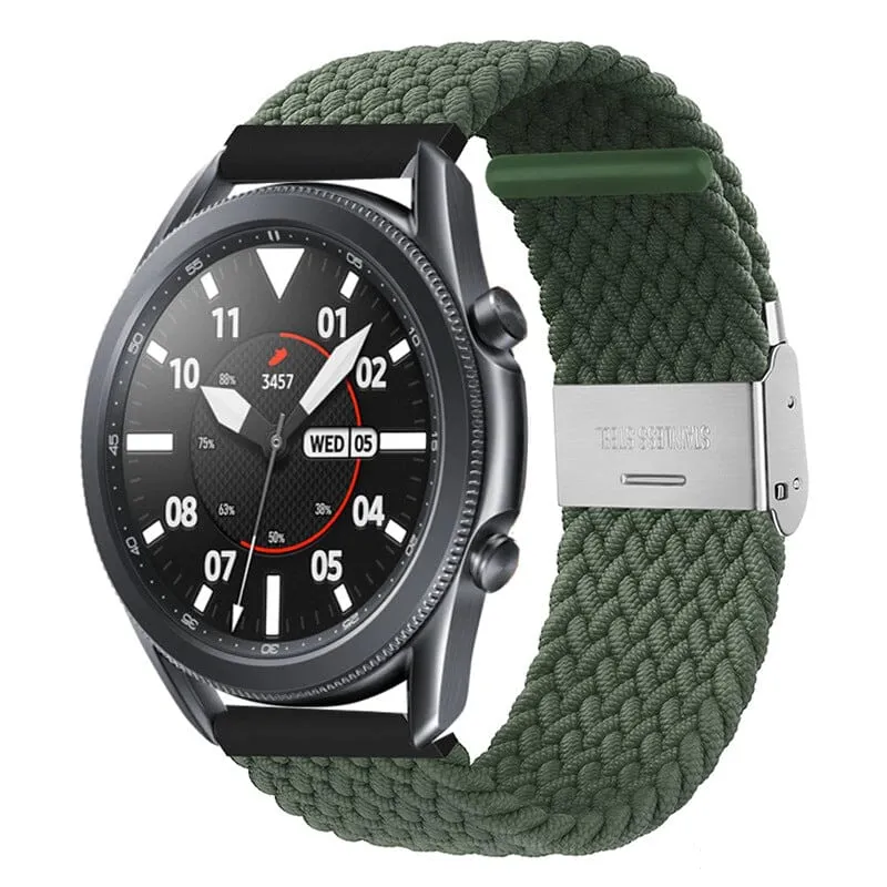 Nylon Braided Loop Watch Straps Compatible with the Garmin Vivomove HR & HR Sports