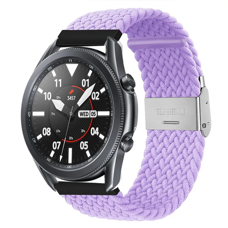 Nylon Braided Loop Watch Straps Compatible with the Garmin Vivomove HR & HR Sports