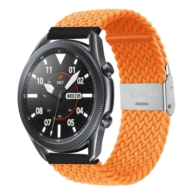 Nylon Braided Loop Watch Straps Compatible with the Garmin Vivomove HR & HR Sports