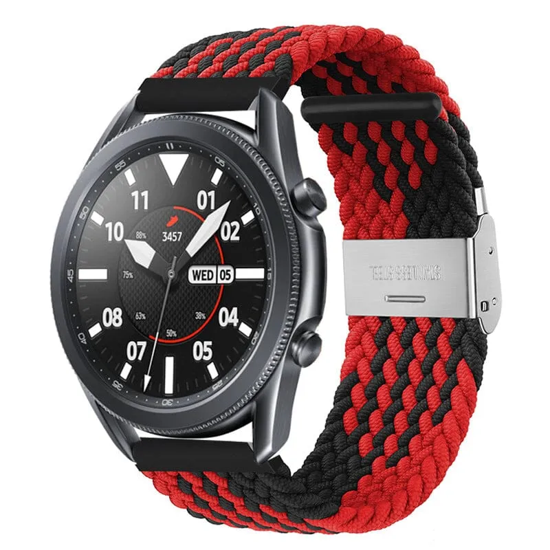 Nylon Braided Loop Watch Straps Compatible with the Garmin Vivomove HR & HR Sports